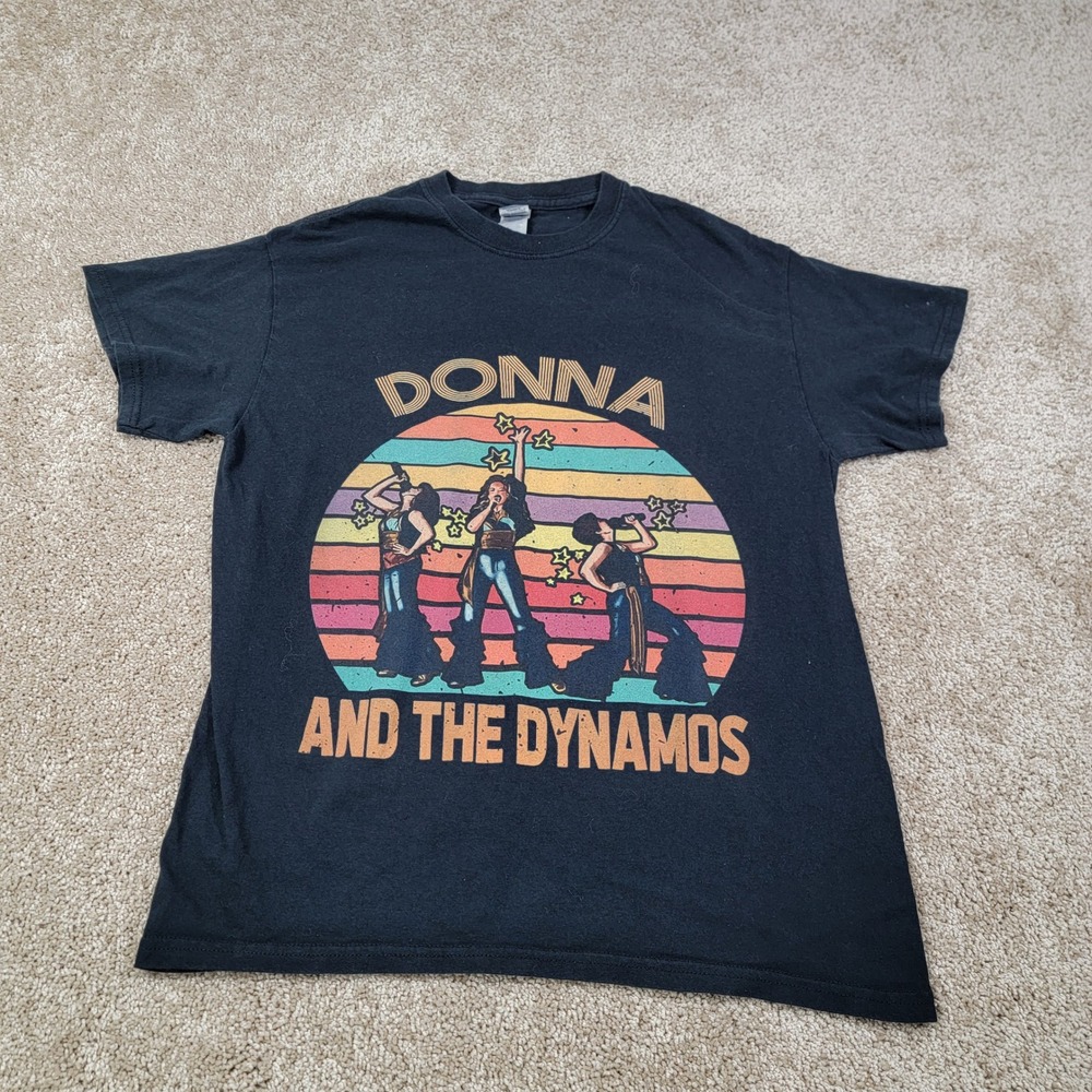 Gildan Donna‎ and the Dynamos T-Shirt Graphic Print Short Sleeve M